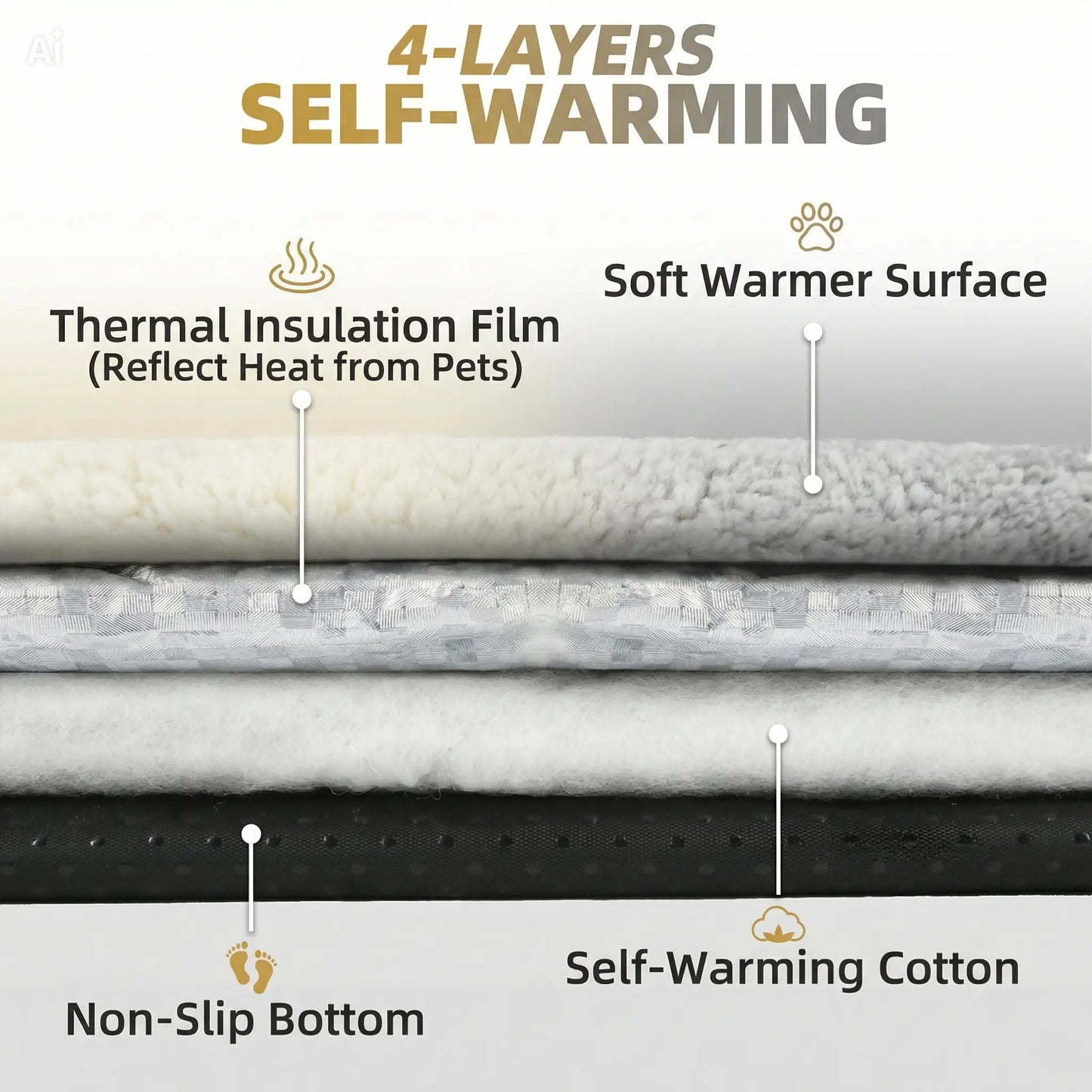 Warm & Wag Self Insulated Dog Mat - FREE SHIPPING! While Stocks Last