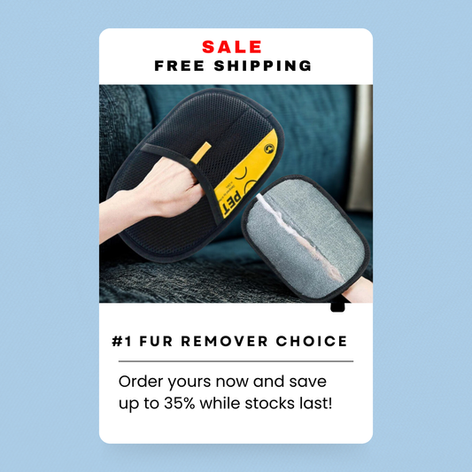ULTIMATE 2 in 1 Dog Hair Removal Mitts - FREE SHIPPING!!